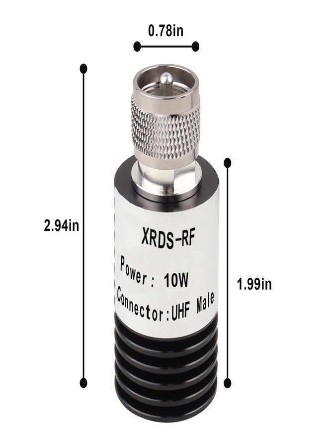 XRDS -RF XRDS-RF 10W PL259 UHF ذكر حمل وهمي للترددات اللاسلكية، 50 أوم - Image 2